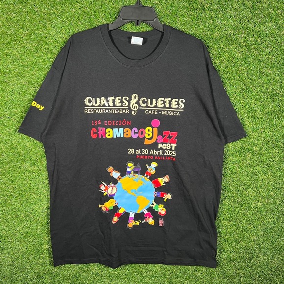 Yazbek Other - Yazbek Black 13th‎ Edition Chamacos Jazz Fest Puerto Vallarta T Shirt XL